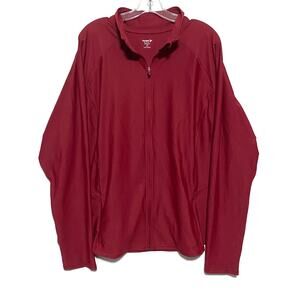 Old Navy Active Powersoft Mock Neck Full Zip Jacket Womens 4X Vented Athleisure